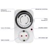 TimeBest spínací zásuvka s časovačem,mechanická GMT04A-GR