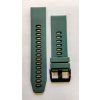 12568 1 reminek pro garmin quick release silikonovy 22mm tm zelenocerny