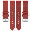 Náhradní fluoro-silikonový řemínek 22 mm (červený)