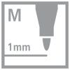 14902 1 stabilo ohpen universal medium cervena