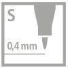 14908 1 stabilo ohpen universal superfine cerna