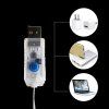 7062 7 led svetelny zaves cld 001 3x3m bily