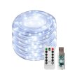 LED RGB světelný řetěz GZD-001 20m USB bílý