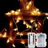 8763 4 led svetelny retez hvezda xx005 5m aa ip20 bily