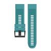9667 1 reminek pro garmin quickfit silikonovy 22mm modrozeleny