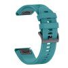 9667 reminek pro garmin quickfit silikonovy 22mm modrozeleny