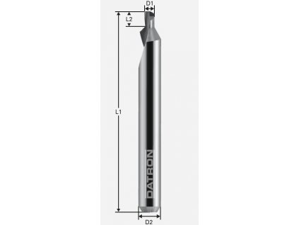 Frézovací záhlubník; D1=4,0 / D2=6,0 / L1=50 / L2=1,5 / a=90°