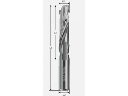 Jednobřitá fréza Crosscut; D1=6,0 / D2=6,0 / L1=55,0 / L2=21,0