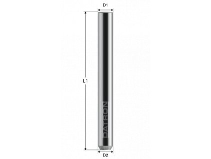 Polotovar na gravírovací hrot; a=180° / D1=6,0 / D2=6,0 / L1=50