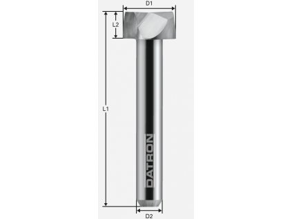 Dvojbritá fréza odsadená 30°; D1=16,0 / D2=12,0 / L1=50 / L2=10,0