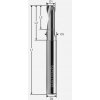 Jednobřitá fréza 4v1; D1=10,0 / D2=10,0 / L1=60 / L2=21,0