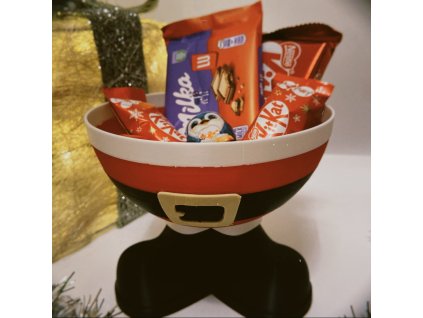 3D Tlačená vianočná miska Mikuláš
