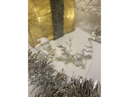 3D Tlačená vianočná dekorácia