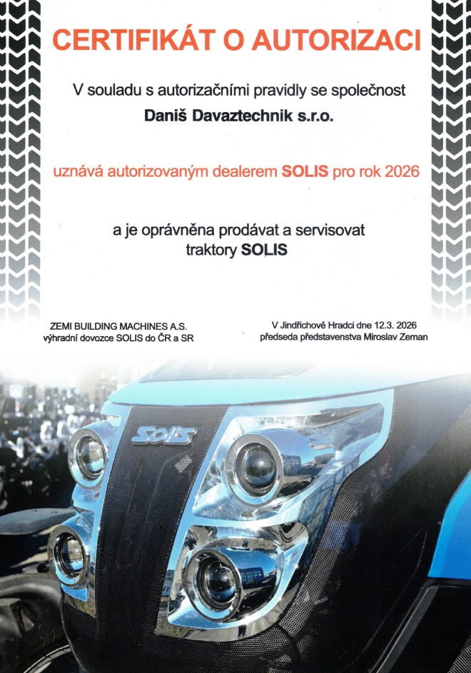 Certifikát o autorizaci