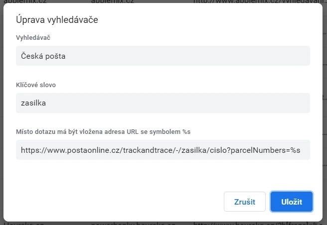 Jak přidat vlastní vyhledávače do Chromu