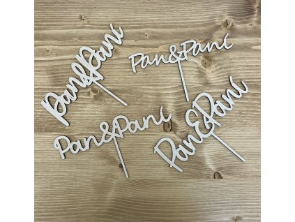 Dortový zápich "Pan&Paní"