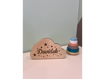 Lampička ve tvaru obláčku