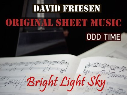 jazz sheet music ODD TIME Bright Light Sky