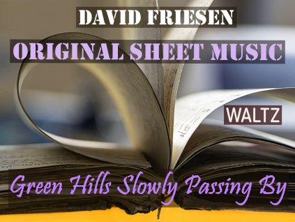 jazz sheet music Waltz Green Hills Slowly Passing By