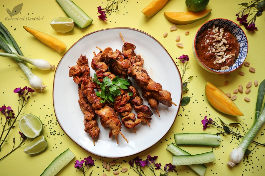 Kuřecí satay