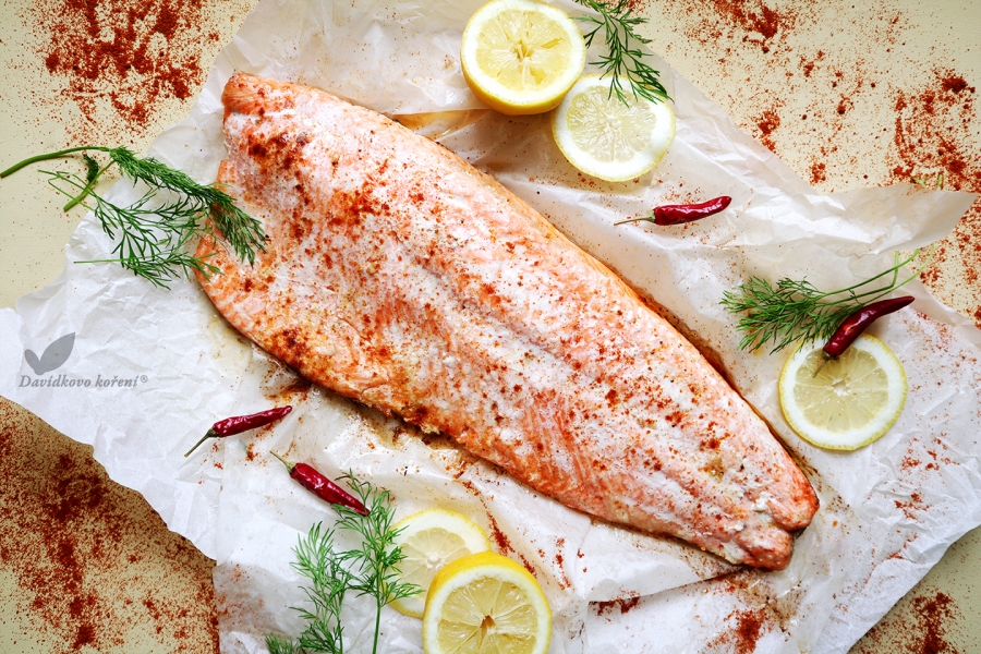 Pikantní pečený losos