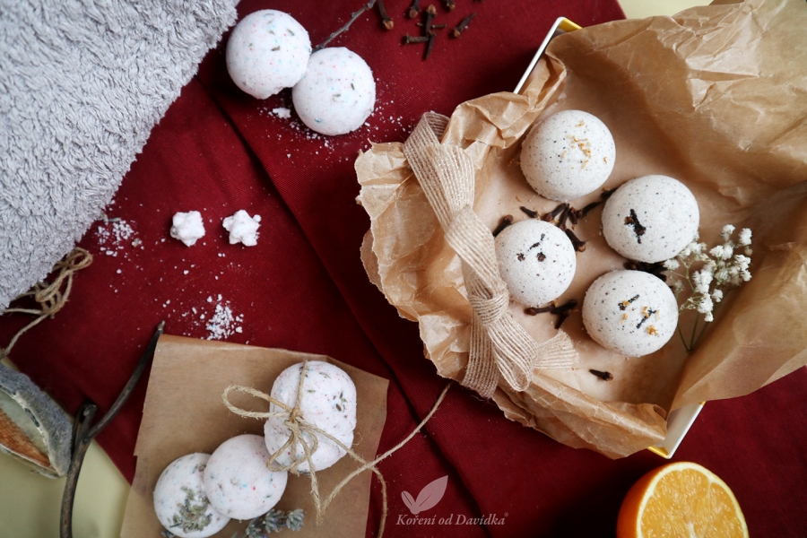 Kořeněné šumivky do koupele