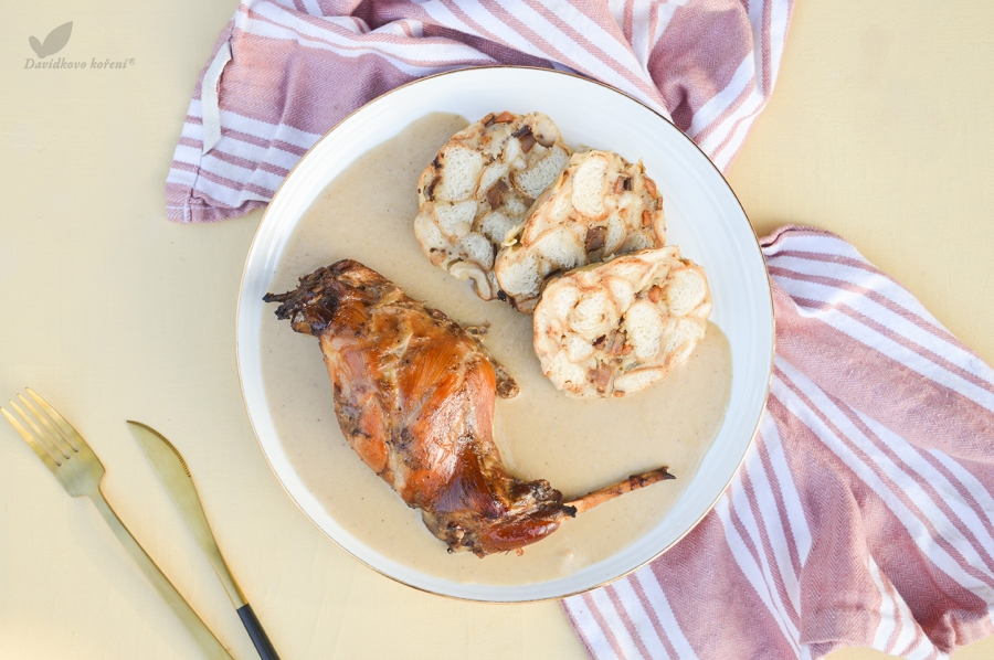 Králík na smetaně