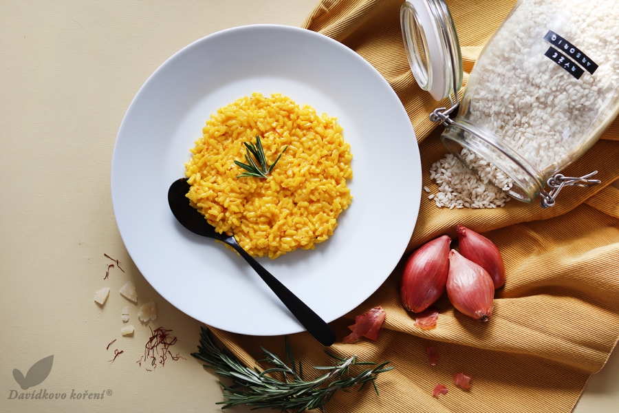 Šafránové risotto