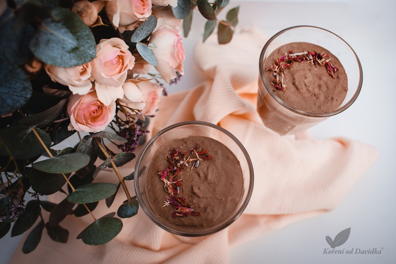 Pařížská čokoládová pěna s kokosovým mlékem