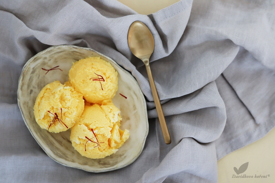 Šafránová zmrzlina