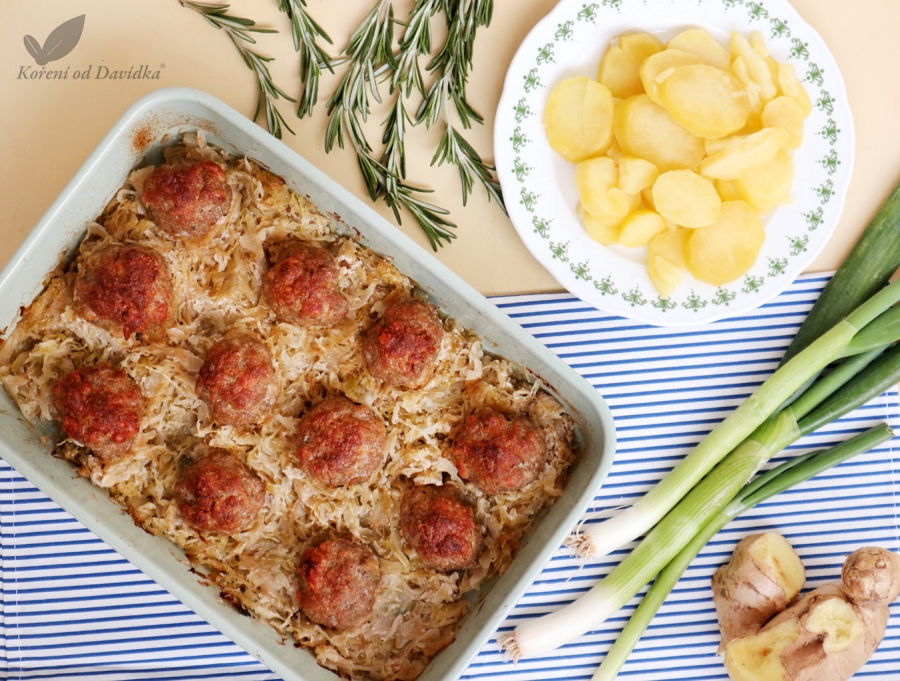 Rozmarýnové kuličky s kysaným zelím