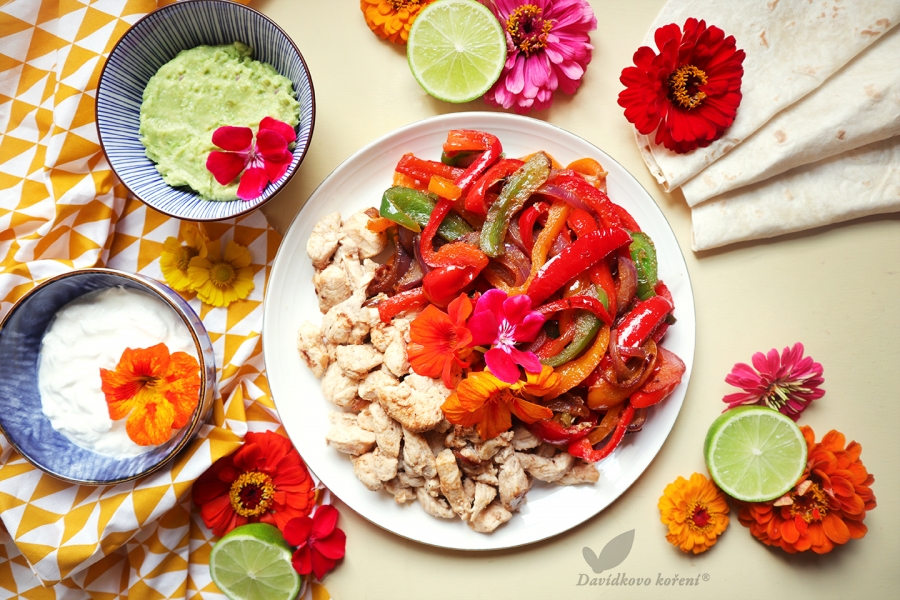 Rychlé kuřecí fajitas