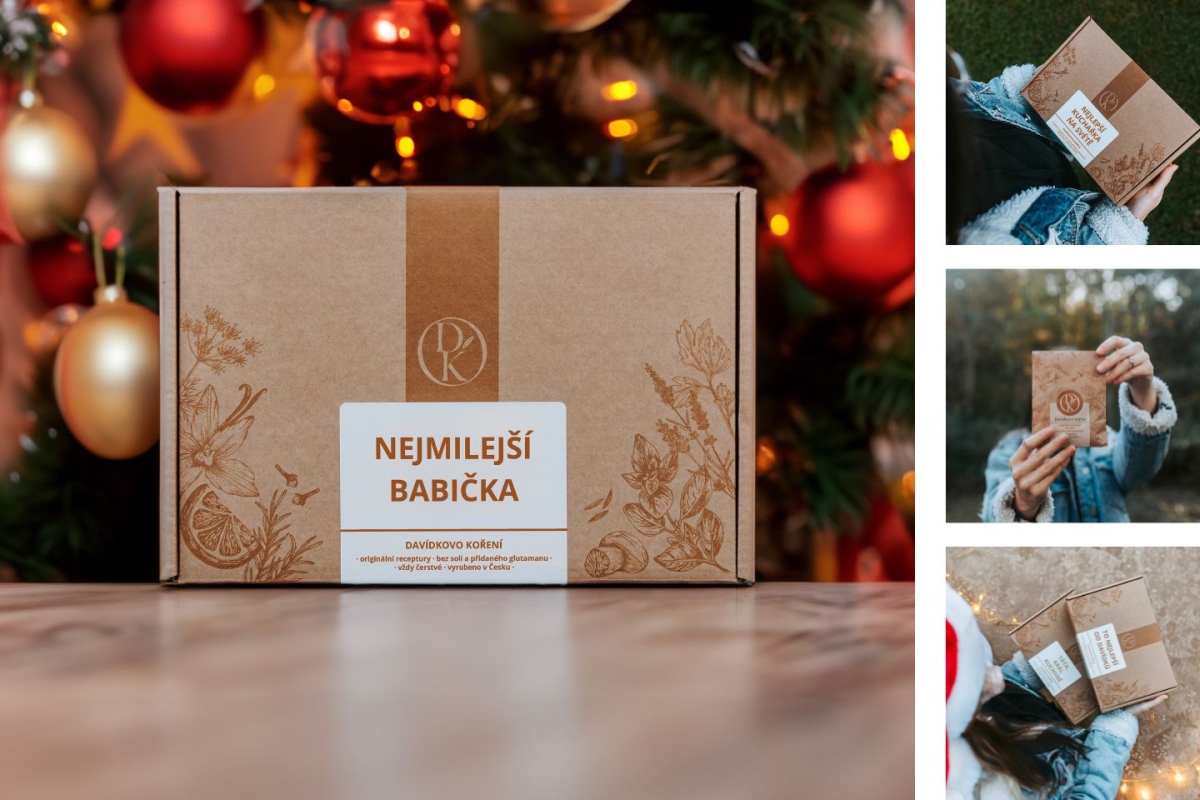 VÁNOČNÍ KOUZLO V NOVÉM KABÁTKU: DÁRKOVÉ BALÍČKY KOŘENÍ PLNÉ VŮNĚ A CHUTI
