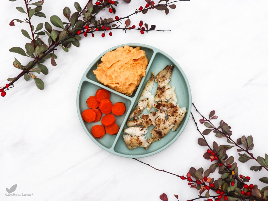 Treska s batátovo - zemiakovým pyré