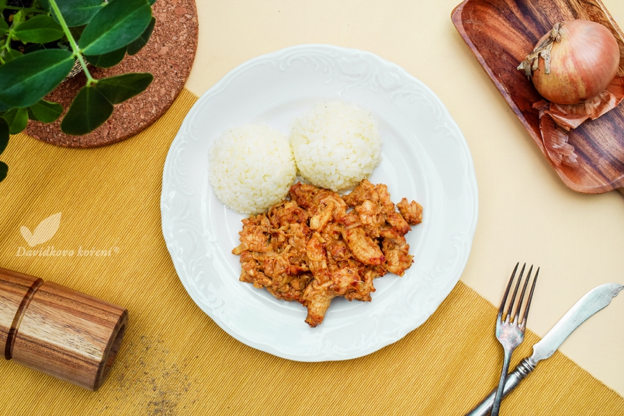 Naložené kuracie rezance s kari