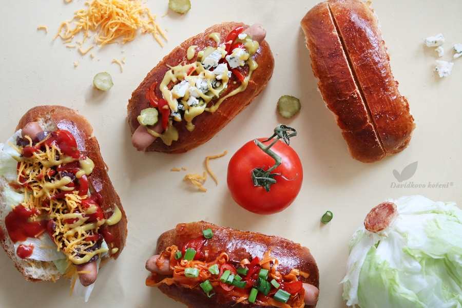 🇺🇸 Žemle na hot dogy