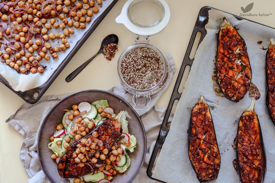 Pikantné pečené ľuľky s koreneným cícerom