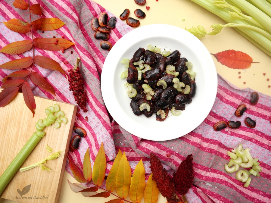 Fazuľový šalát so sumachom