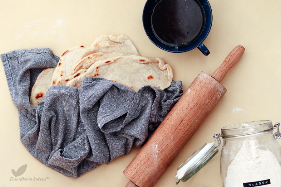 Domáce pšeničné tortilly