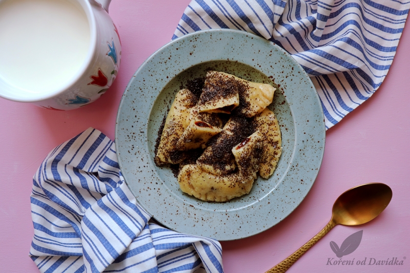 Zemiakové pirohy so slivkovým lekvárom