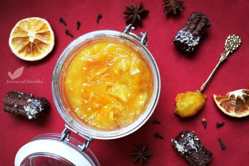 Pomarančový džem s klinčekom a badiánom