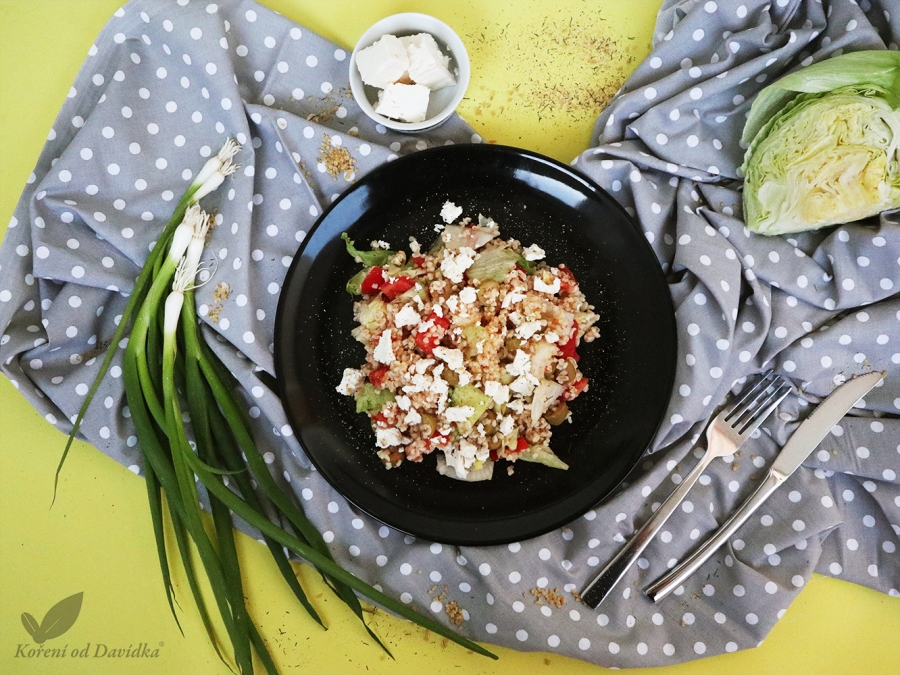 Čerstvý šalát s bulgurom