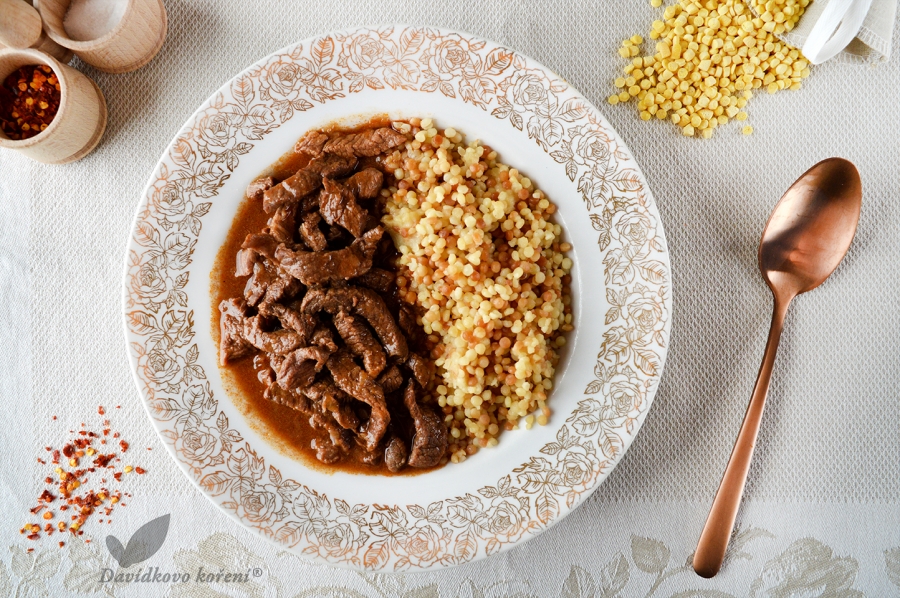 Bojnické hovädzie ragú s tarhoňou