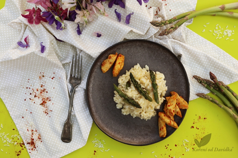 Talianské rizoto so špargľou