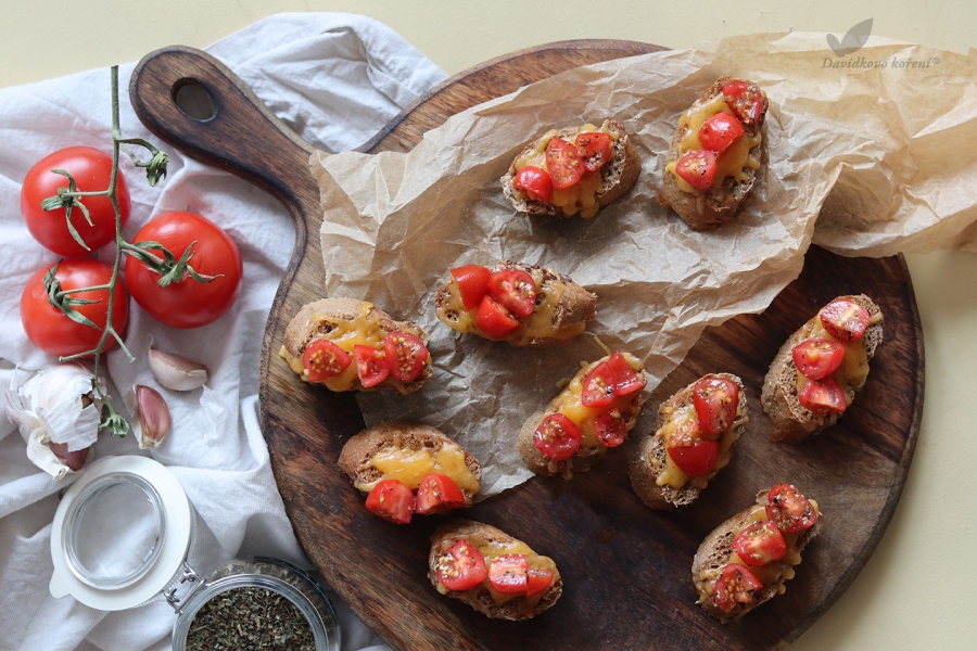 Bruschetty s paradajkami