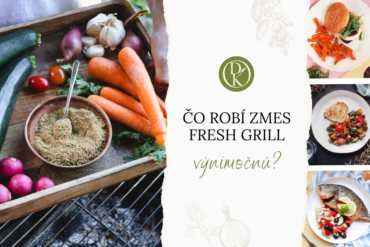 OBJAVTE SVIEŽOSŤ S KORENIACOU ZMESOU FRESH GRILL OD DAVÍDKOVHO KORENIA