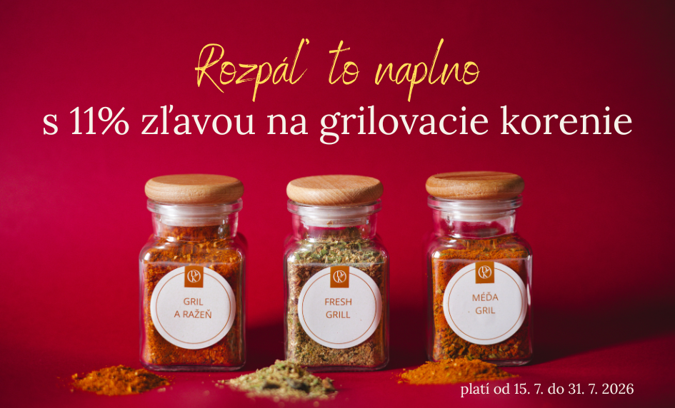 ZĽAVA 11 % - gril korenie