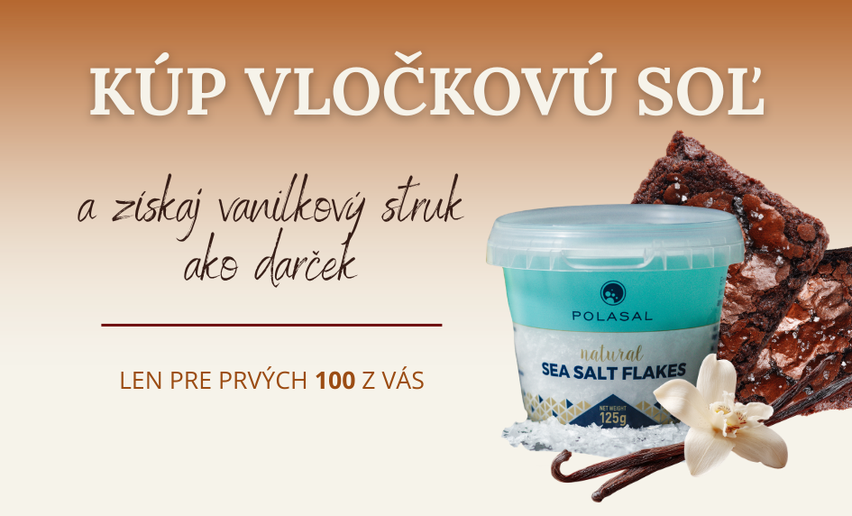 Morské soľné vločky dárek vanilka