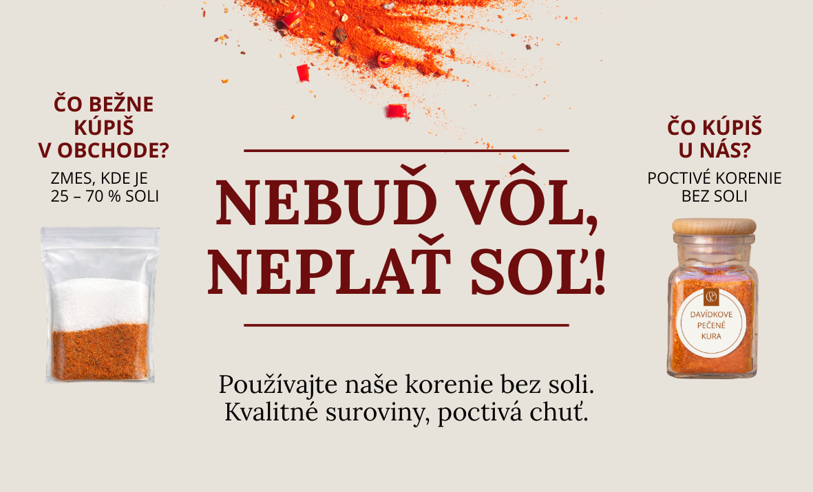 NEBUĎ VÔL, NEPLAŤ SOĽ!