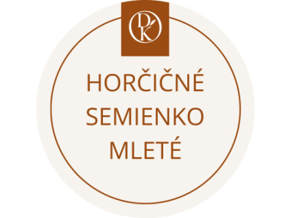 HORČIČNÉ SEMIENKO MLETÉ